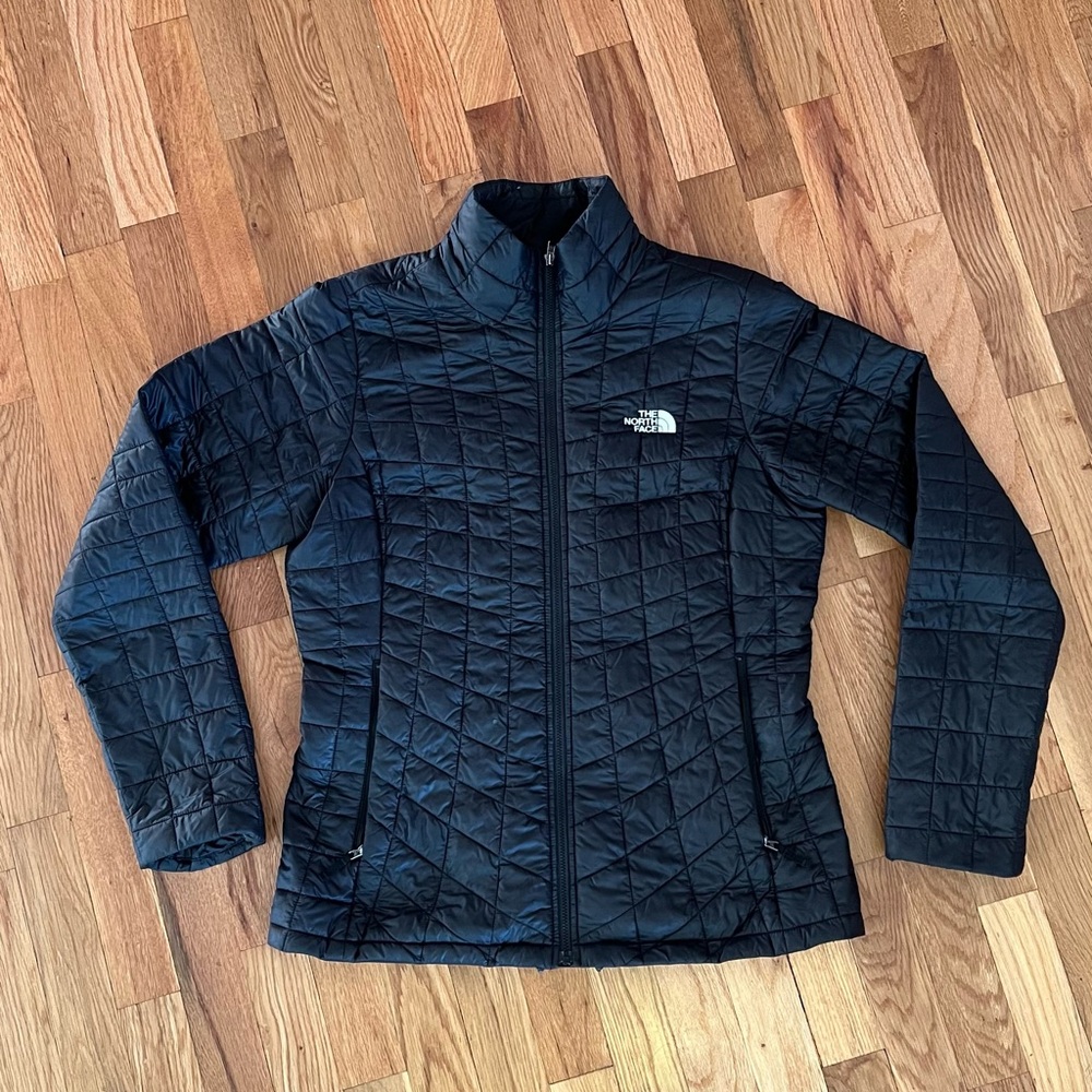 The North Face black puffy jacket